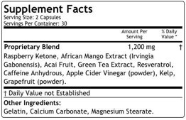 paleotrim Ingredients